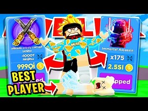 I GOT *MAX RANK* AND THE BEST WEAPON TO DEFEAT THE BEST PLAYER IN THE GAME IN ROBLOX NINJA LEGENDS!!