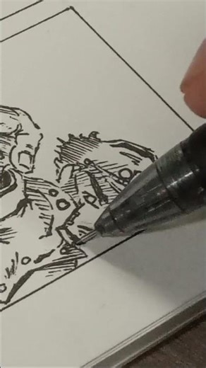 drawing jotaro vs dio fightscene🔥 || #drawing#shorts