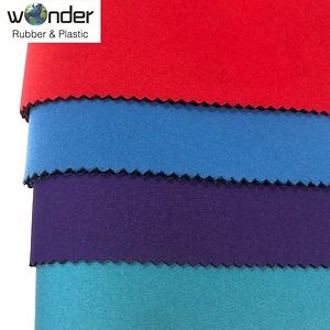 [Hot Item] Neoprene Fabric SBR Rubber Sheet Black Beige White Customized Color 3.3m