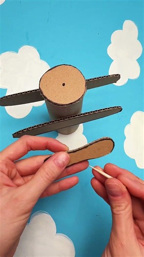 DIY Flying Airplane ✈️ It Really Works! #kids