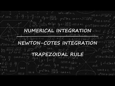 Newton Cotes Integration Trapezoidal Rule | Derivation with Illustrative Example