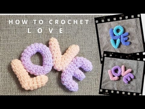 Valentine's Day LOVE Crochet! 💘 NO WIRES! NO COUNTING STITCHES! - Super Easy Crochet Tutorial