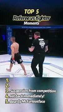 REFEREE VS FIGHTER