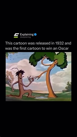 Explaining on Instagram: "Disney’s ‘Flowers and Trees’, released in 1932, made history as the first animated short to ever win an Academy Award. It took home the very first Oscar for Best Animated Short Subject, helping legitimize animation as an art form rather than just a novelty. The cartoon was also groundbreaking for its use of full-color three-strip Technicolor. This was a major leap forward at the time, replacing the limited two-color processes that early cartoons relied on and setting a 