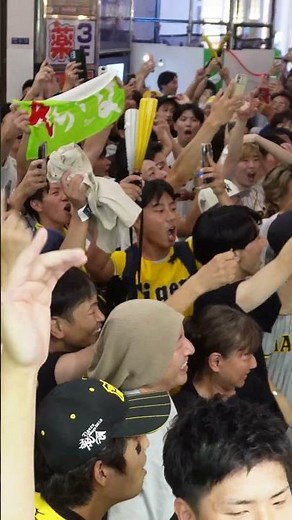 阪神タイガース リーグ優勝の瞬間 大阪・道頓堀