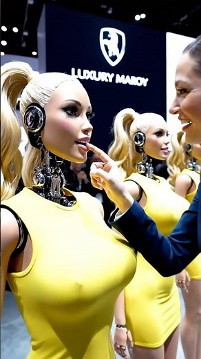 Japan's new female humanoid robots surprise everyone with this reaction #robotics #technology #AI