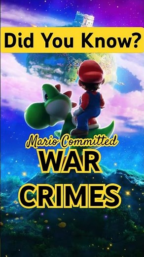 Mario Committed War Crime?! || SuperMario Bros- Gaming Fun-facts