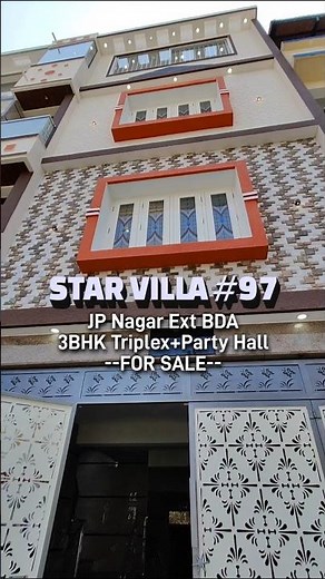 Star Villa 97 North Facing 3BHK Premium Home For Sale JP Nagar