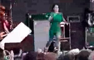 Katy Perry stage dives, flips at Relient K show—watch
