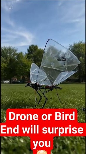 This Bird Is Actually a Robot! 🐦🤖😱 #youtubeshorts #drone #facts #trending #roboraven #roboticdrone