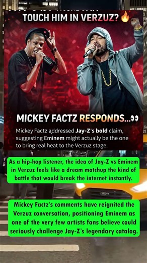 Eminem vs Jay Z in Verzuz 👀 #jayz #eminem #shorts