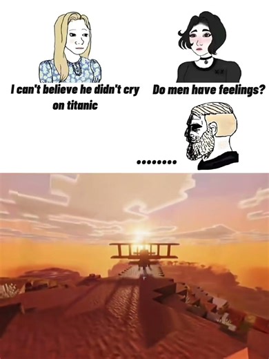 "Minecraft mods can't make you cry😂." The mod: #minecraft #edit