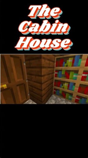 The Cabin House - MC town tour #minecraft #minecraftmaps #minecraftshorts