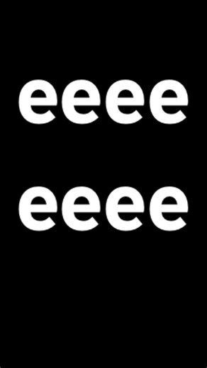Day eight of adding one e on a black screen