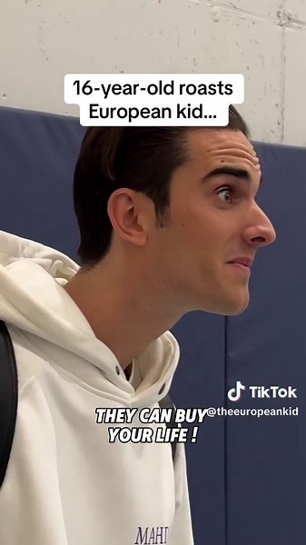 16-Year-Old Roasts European Kid in Hilarious Encounter