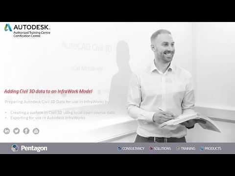 Adding Civil 3D data to an InfraWorks Model