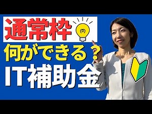 【2023年 IT導入補助金】通常枠ではどんな内容が申請可能？｜対象者・金額をわかりやすく解説
