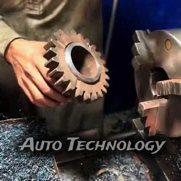 How Repair A Broken Double Helical Gear With Brilliant Technique.. #automobile #dragreduction#shorts