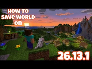 How To Export & Import Worlds in Minecraft 1.26.13.1 📲 | Step-by-Step Easy Guide 100% Working