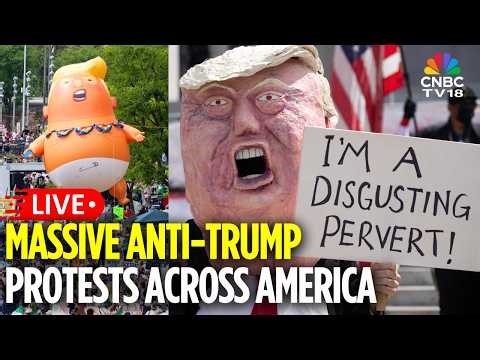 No Kings Protests LIVE: Thousands Gather Across US Against Trump | Washington DC, Minnesota | N18G