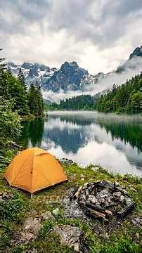 Soft Rain ASMR & Soothing Melodies in the Mountains | For Sleep