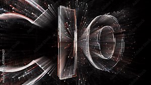 4k CIO animated word tag cloud,chief information officer,text design animation.The Matrix style binary computer code shaped text design animation,changing from zero to one digits,abstract future tech