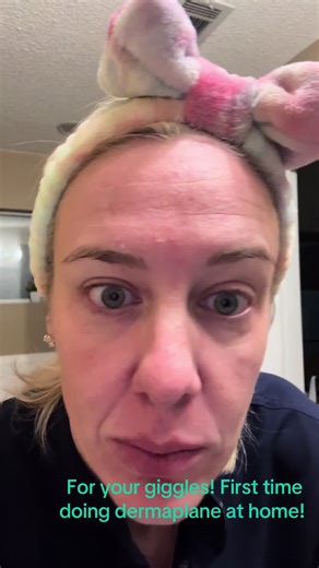 For all your giggles! First time dermaplane my skin at home! Felt so good! Love trying these at home adventures! #fyp #2026 #consistency #liveyourlife #skincareadvebtures