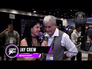 Adult Industry Performer Jay Crew at the 2026 @AdultEntertainmentExpo with ‪@TonyBonesxxx‬