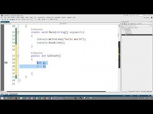 08 Variablen in C# Methoden