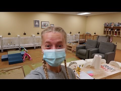 work day in the life! daycare worker
