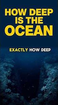 HOW DEEP is THE OCEAN REALLY? 🌊 Depth of the Ocean Revealed in Miles! Top Nature & SeaWater Facts!