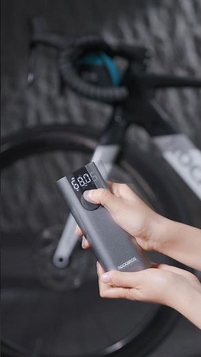 ROCKBROS A8 Electric Pump: Pocket-Sized Power with Long-Lasting Battery for Bikes & More! #rockbros