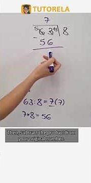 Long Division Tutorial: 63 ÷ 8 Explained #Math #ArithmeticOperations #LongDivision