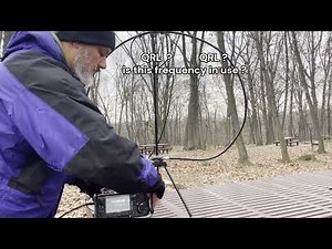 Alpha Antenna VHF UHF HF EmComm MagLoop Setup QRP CW POTA