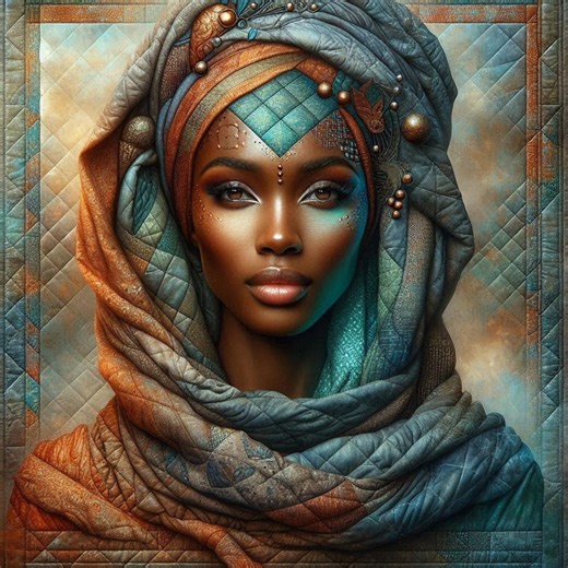 Quilt Fabric Panels – Regal Beauty African Elegance Sewing Art - Etsy