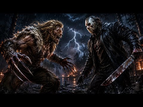 🔥 Sabretooth vs Jason Voorhees 🔥Marvels Predator vs Crystal Lakes Undead Killer | Full Epic Battle