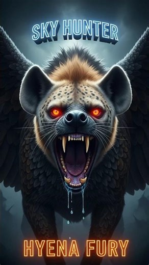 🦅🐺 Eagle Hyena — The Sky Laughing Predator #anomalife7