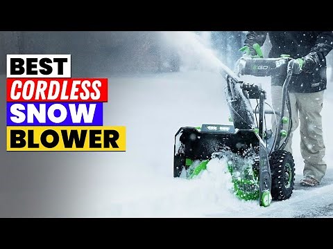 The 6 Best Cordless Snow Blowers 2026 ❄️ | Battery-Powered Snow Blowers That Actually Work!