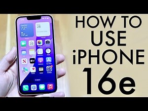 How To Use Your iPhone 16e! (Complete Beginners Guide)