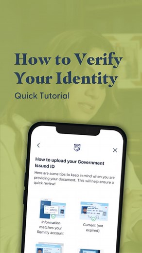 If you've been asked to verify your identity, don't worry! This is a completely normal, secure way our transfer partners verify you're who you say you are in order to keep your funds safe. Follow these steps to verify your identity in minutes! Still struggling with account verification? Contact our support team for one-on-one guidance. #MoneyTransfer #Expact #LifeAbroad #SafeOnline | Remitly