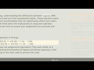 Understanding the Differences Between Logical && and Bitwise & in Verilog