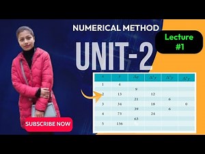 Numerical Methods Difference Table Explained | Lecture-#1 | BCA FIVE SEM EXAM