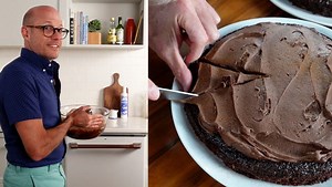 Josh and Alana Make the Easiest One-Bowl Chocolate Cake