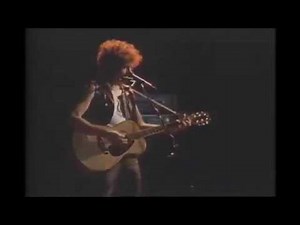Girl From The North Country, live 1986, Bob Dylan !! Excellent !!