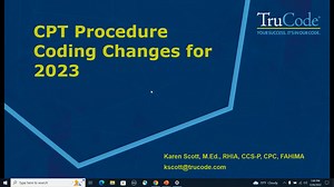 CPT® Coding Changes For 2023