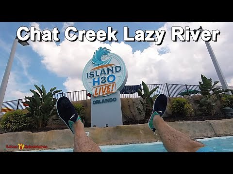 Florida Island H2O Water Park Lazy River Full Experience: Sights and Sounds