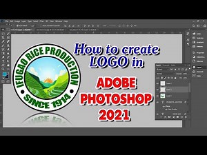 Create a Logo in Photoshop 2021 | Basic Editing for Beginners | logo tutorial | tagalog