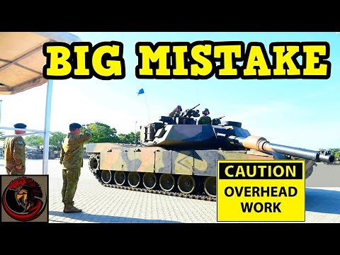 Australian Army Tank Crashes into Officer! | EPIC FAIL 😨