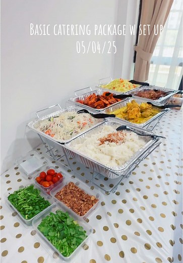 Basic Halal Catering Package in Singapore | Naddy Cooks