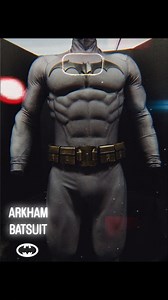 Arkham Asylum inspired #batsuit… I always loved the first game version of the chest emblem 🦇 #batman #costume #cosplay #dccomics #arkham #arkhamasylum #videogame #darkknight #muscle #suit #sculpt #artist | Reevzfx